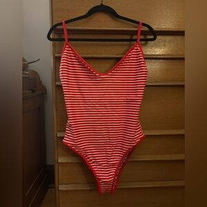 J. Crew '90s one-piece swimsuit in reversible print size 10
